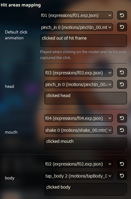 UI model mapping